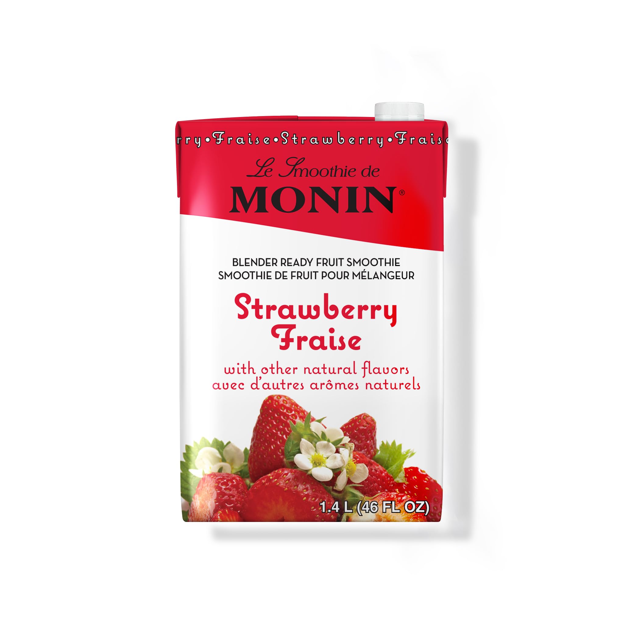 Smoothie Mixes Monin Strawberry Fruit Smoothie Mix
