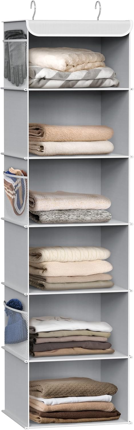 Simple Houseware 6-Shelf Hanging Closet Organizer