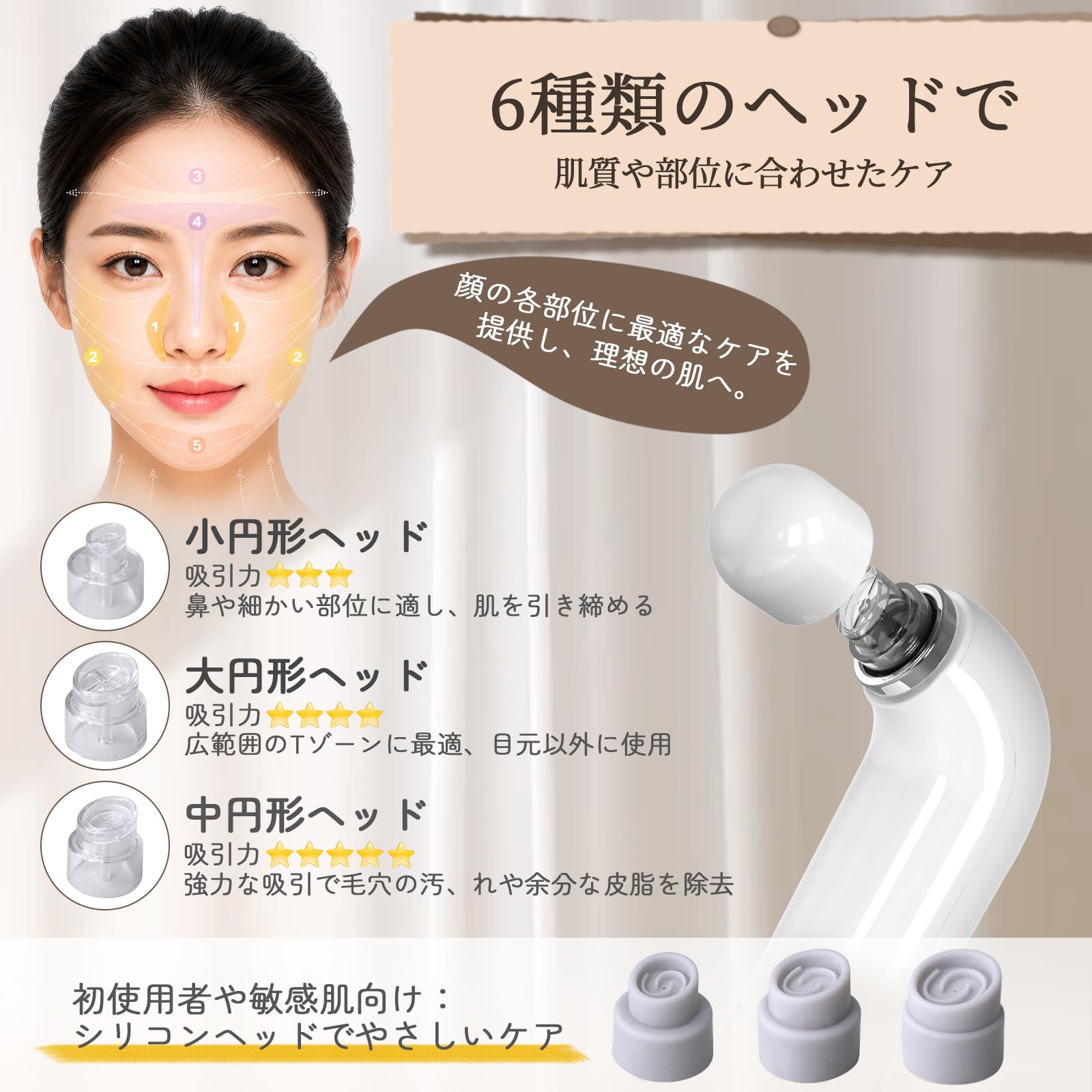 美顔器 美容液対応 真空吸引技術 毛穴吸引器 6種類吸引 水流式 Amazon.co.jp: 毛穴吸引器 水流式 美顔器 【水槽分離毛穴洗浄型】 美容