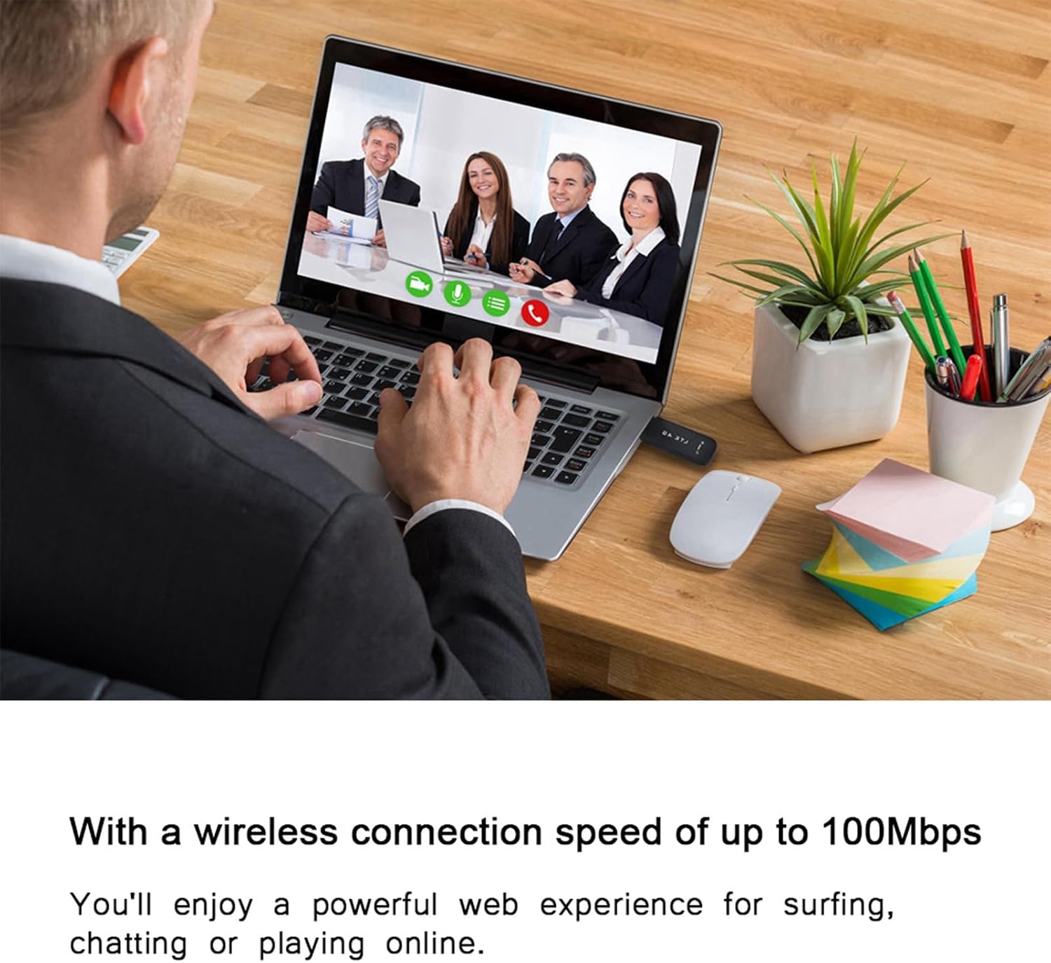 Pocket WiFi Router, 4G LTE USB Mobile Hotspot Device with 150Mbps Speed, Portable Network Router for Travel, Car, Home and Office, Share Internet with Up to 10 Devices, Plug and Play