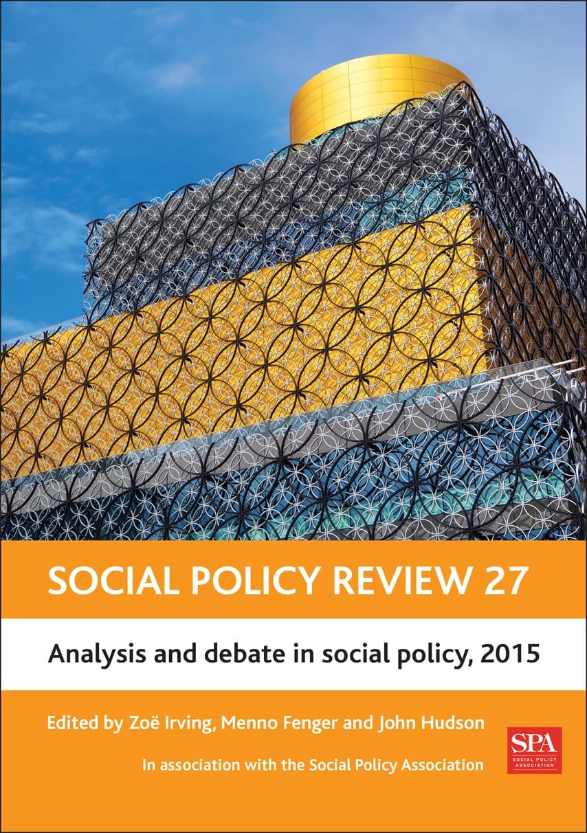 Buy Social Policy Review 27: Analysis and Debate in Social Policy, 2015 — BookShops.in
