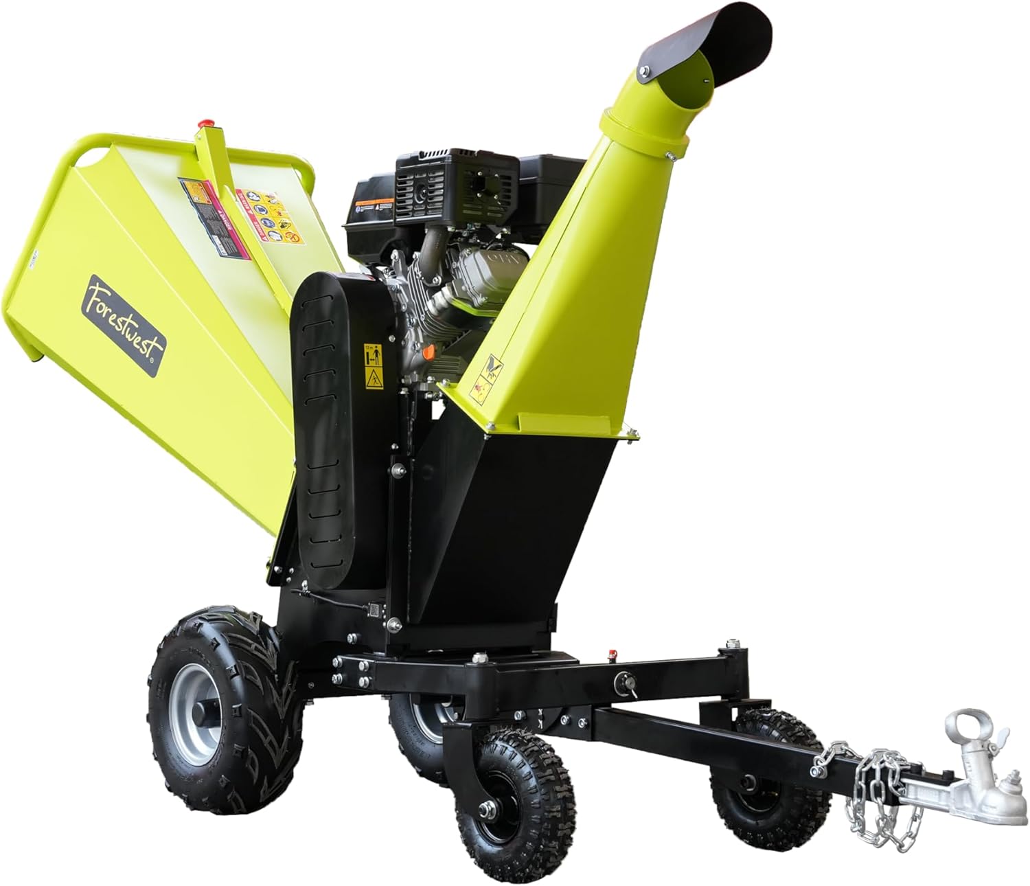 11062, 6" Wood Chipper, Wood Shredder 20HP Petrol with E-Start