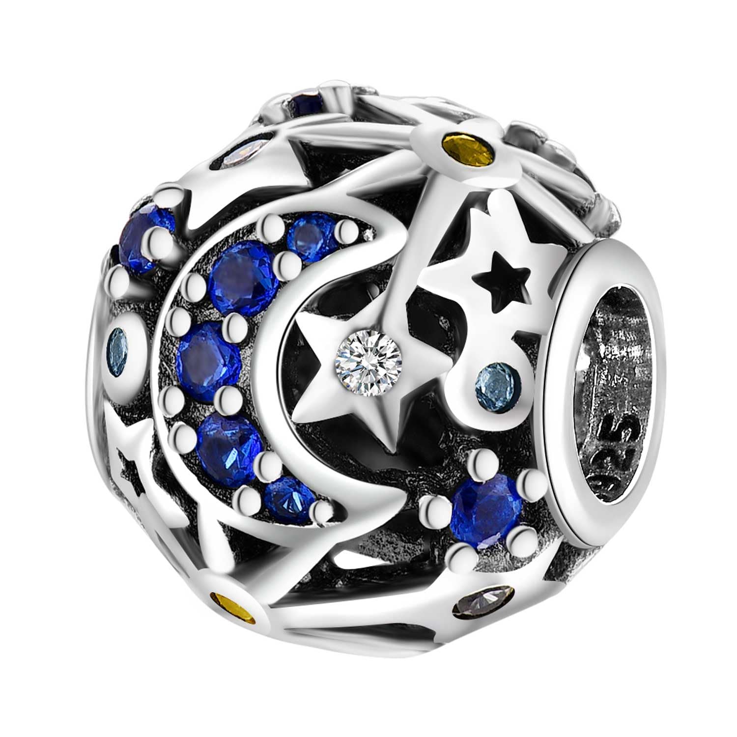 PANPOKI Family Herz Charakter Charm Perlen 925 Sterling Silber – Nurse, Mutter Tochter, Schwestern, Kleiner Junge, Kleines Mädchen Anhänger für Charm Armbänder