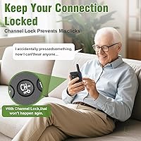 Vista 3 de Intercomunicadores inalámbricos para oficina en casa, negocios, rango de 3300 pies, sonido claro, 16 canales, intercomunicador de 2 vías, función