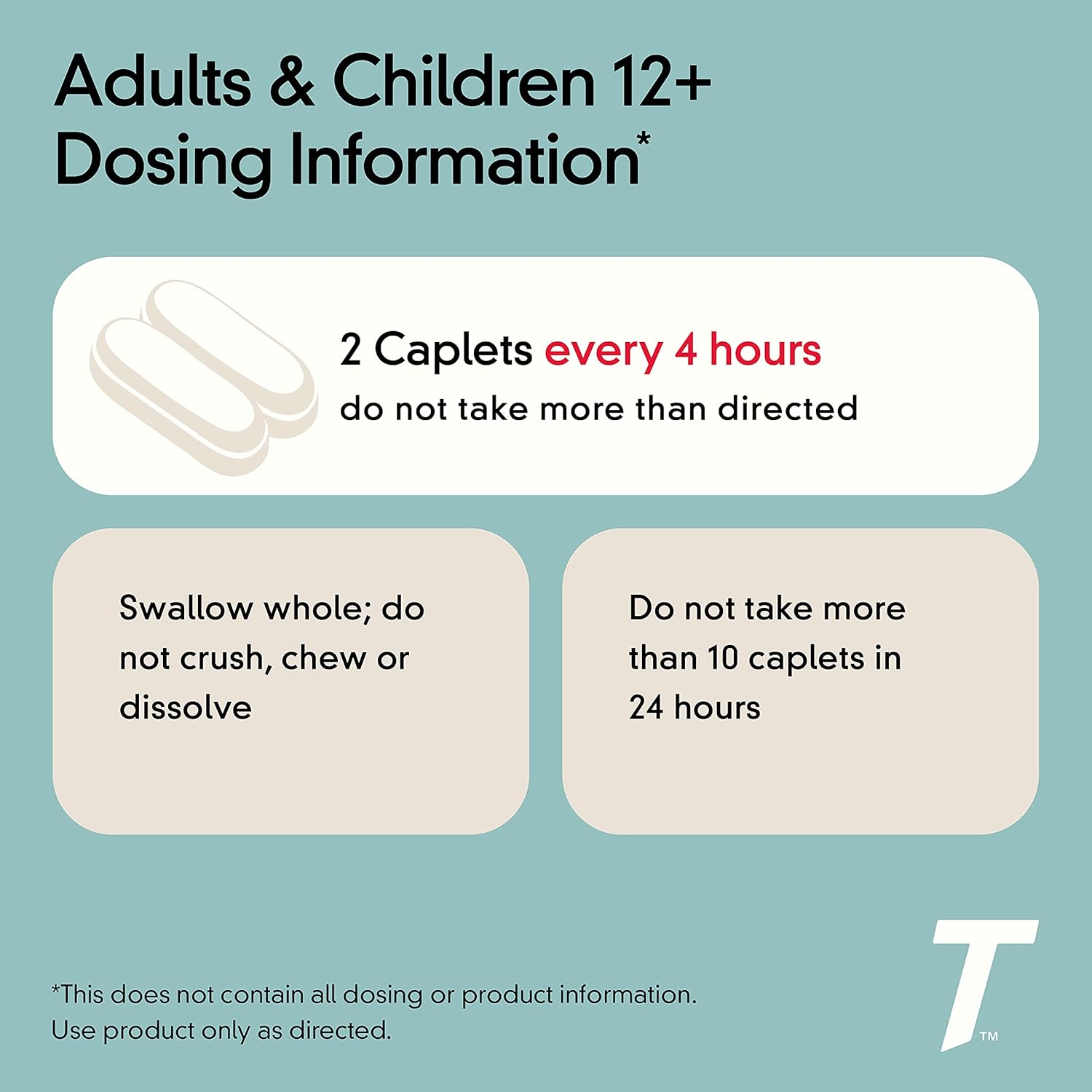 Tylenol Cold + FLU Multi-Action Day Caplets, Pack of 2 : Health & Household