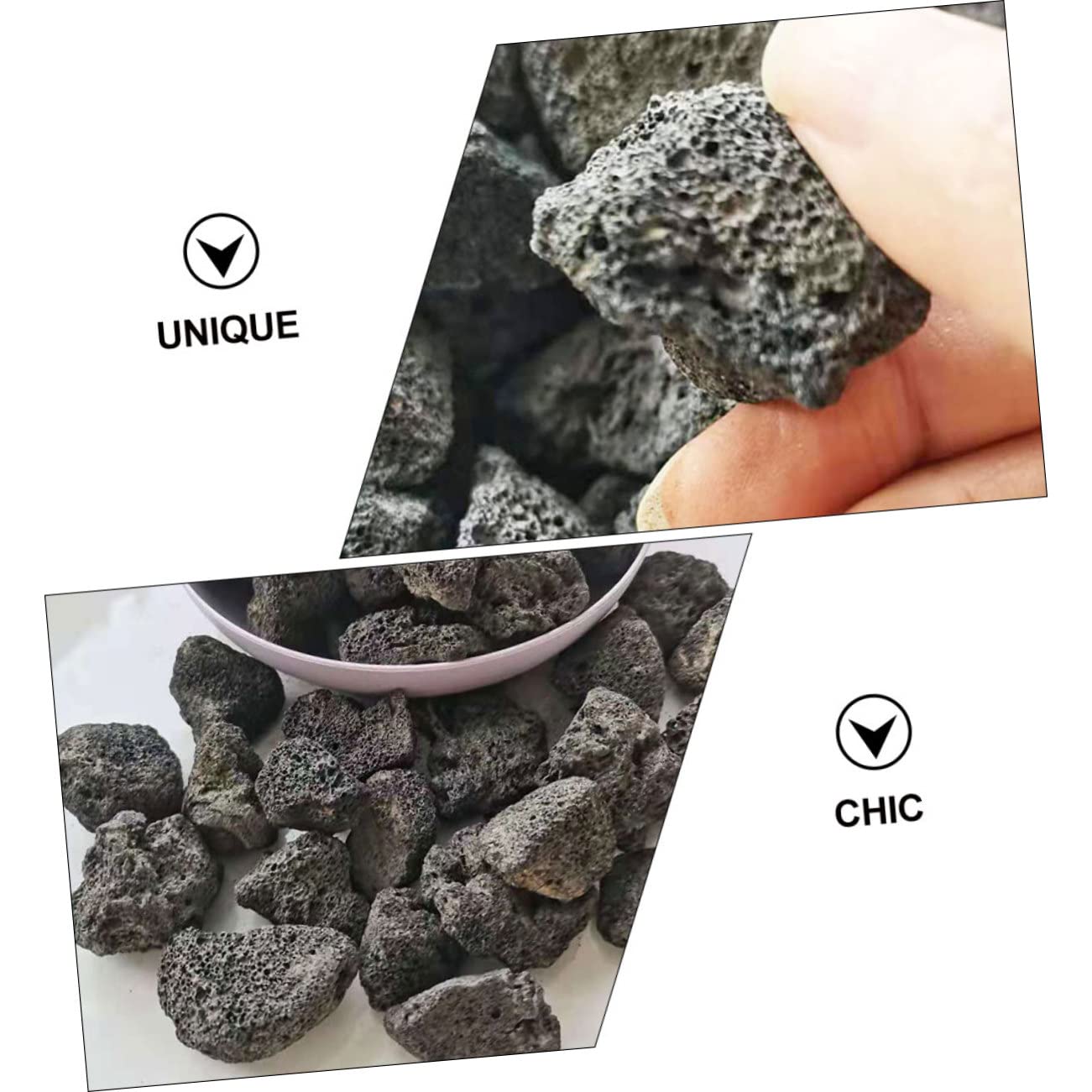Volcanique Naturelle pour Aquarium Décoration Roche pour Poissons Et Plantes Idéale pour Aménagement Paysager Et