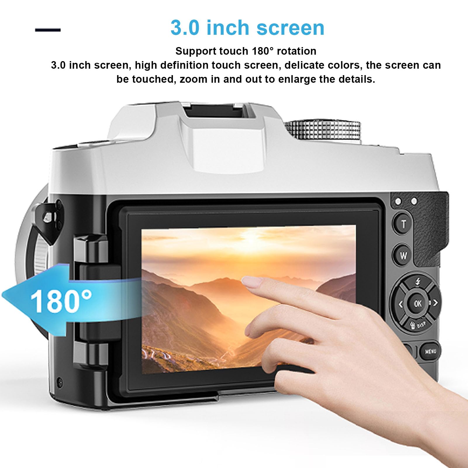 6K　デジタルカメラ　84MP Amazon.com : 6K Digital Camera for Photography, WiFi 84MP