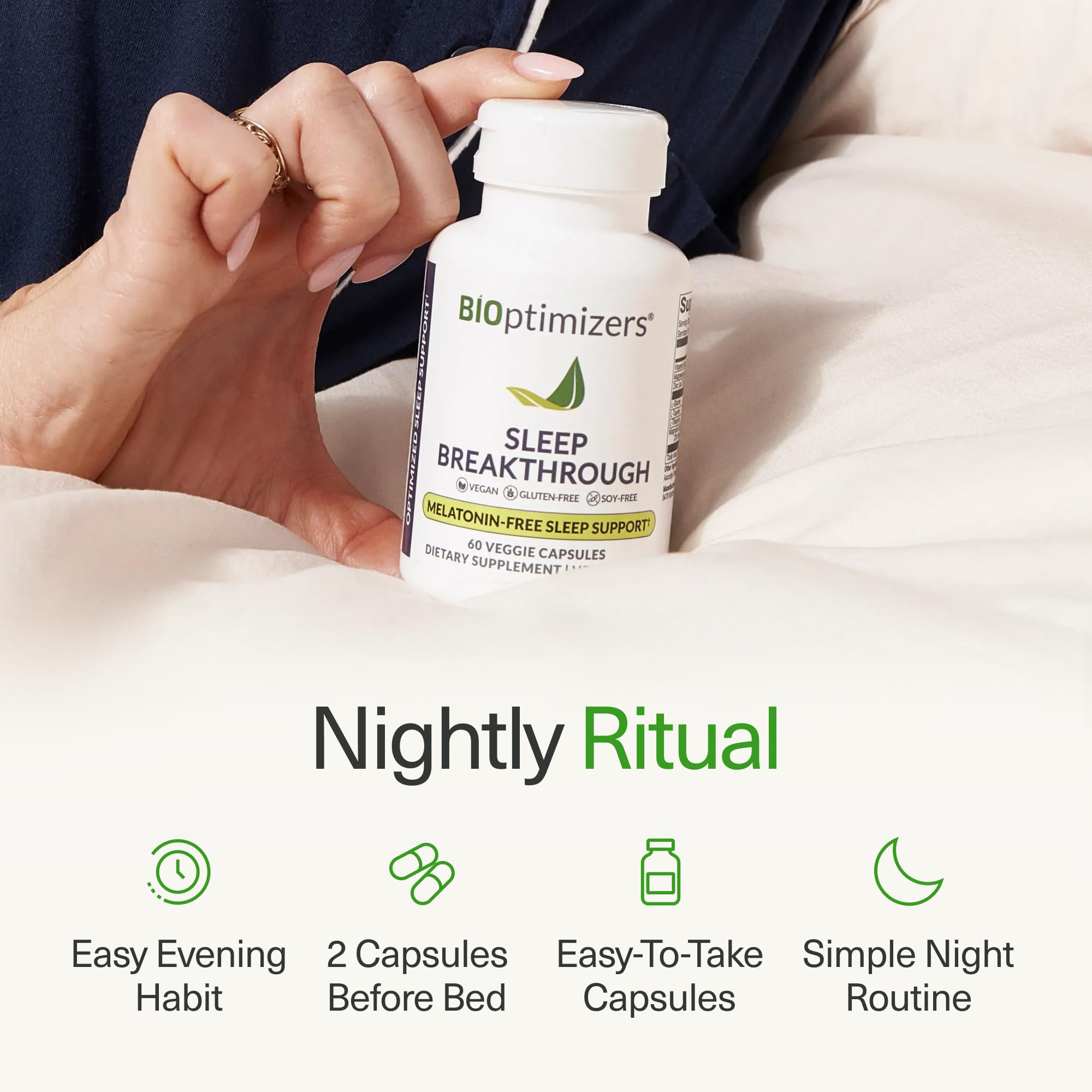 BIOptimizers Sleep Breakthrough, Calming Relief Aid for Adultst 60 Capsules — Amazon image 6