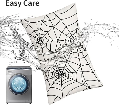 Miniatura 10 de Wsunsal Juego de 2 fundas de almohada rústicas de ciervos de 20 x 20 pulgadas, fundas de almohada de invierno para vacaciones, bosque, nieve, árbol