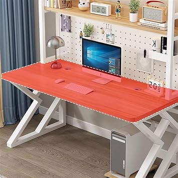 Home Office Computer Desk Computer Desk, Desktop, Home Office, Cabinet Combination, Learning and Gaming(White,160x60x170cm)
