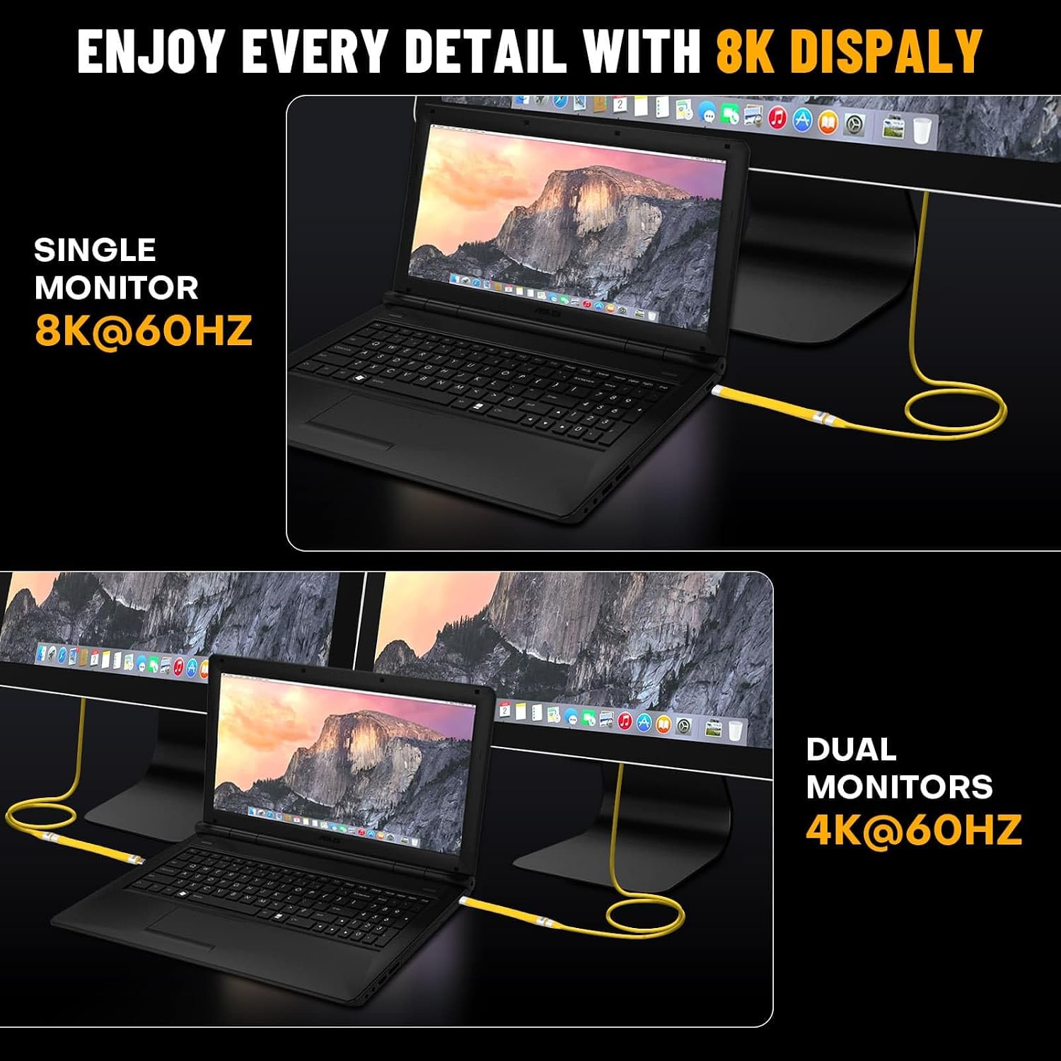 USB C to C Short Cable 13cm Keychain Type C Cord PD 240W USB 4.0 40Gbps 8K 60Hz Real Time Video Display Thunderbolt 3/4 for SSD image 5