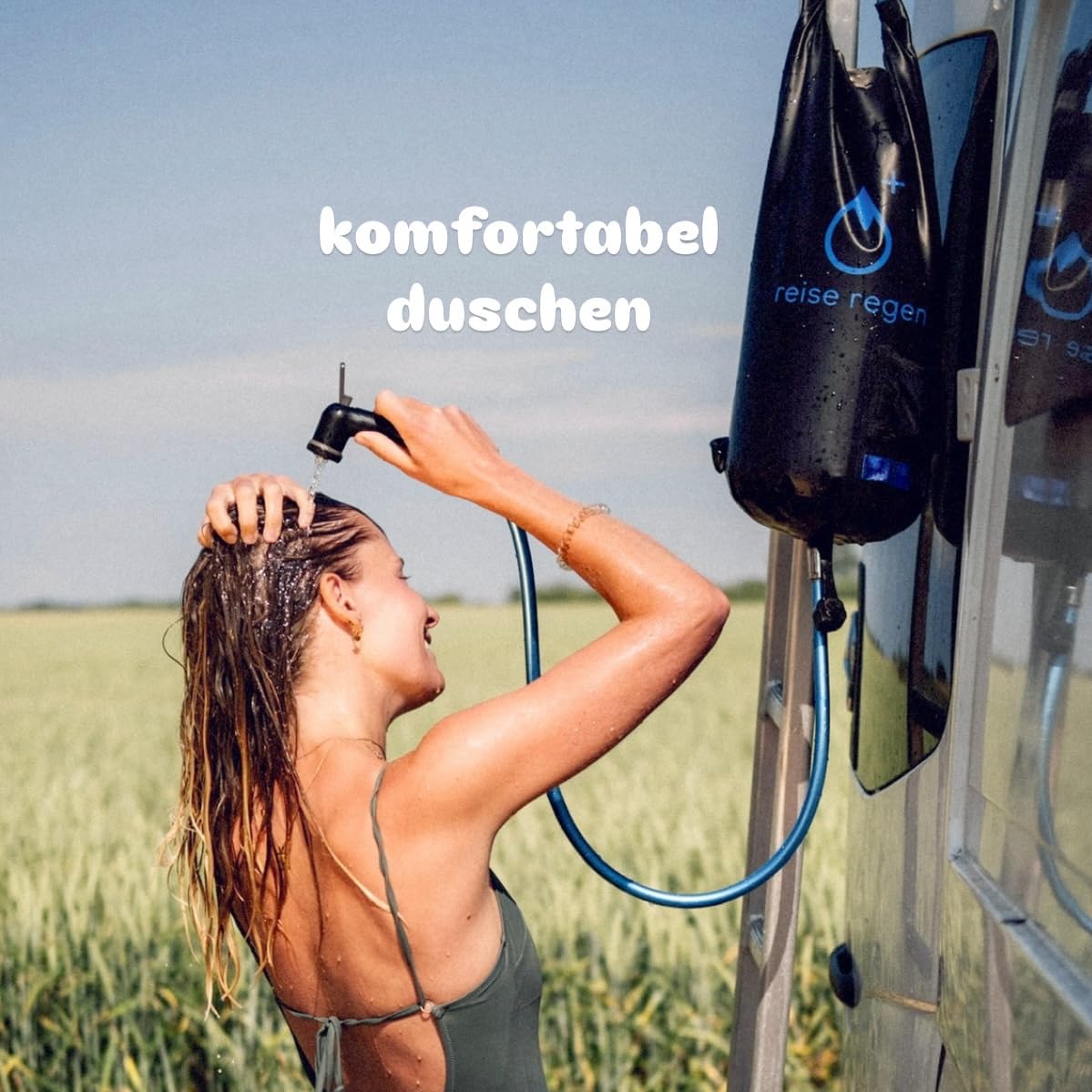 Camping-Dusche Solar-Dusche wasserdicht 10 Liter 15 Liter Outdoor-Drybag
