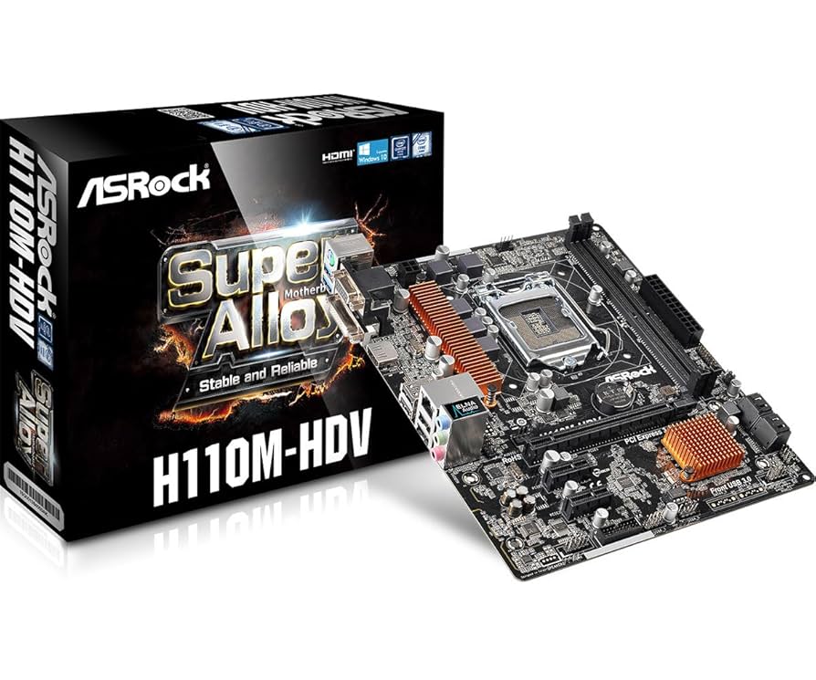 ASRock H110M COMBO-G + DDR3L 8GBx2セット
