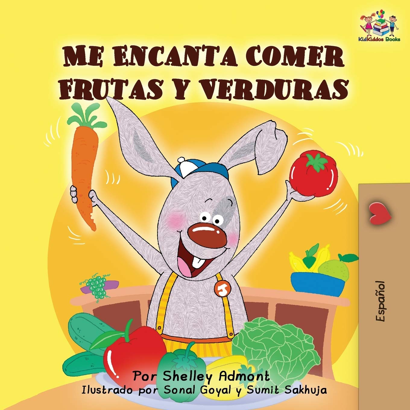Me Encanta Comer Frutas y Verduras: I Love to Eat Fruits and Vegetables -Spanish Edition (Spanish Bedtime Collection)