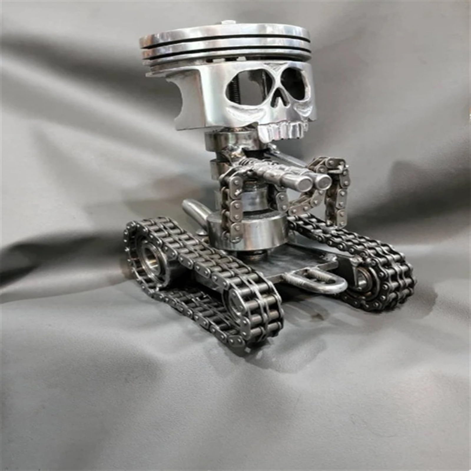 ポストモダン アートモニュメント 大理石×ステンレス スカルプチャー オブジェ Amazon.co.jp: RYAJK 彫刻ピストンスカルフェイス彫刻、ハンドメイド