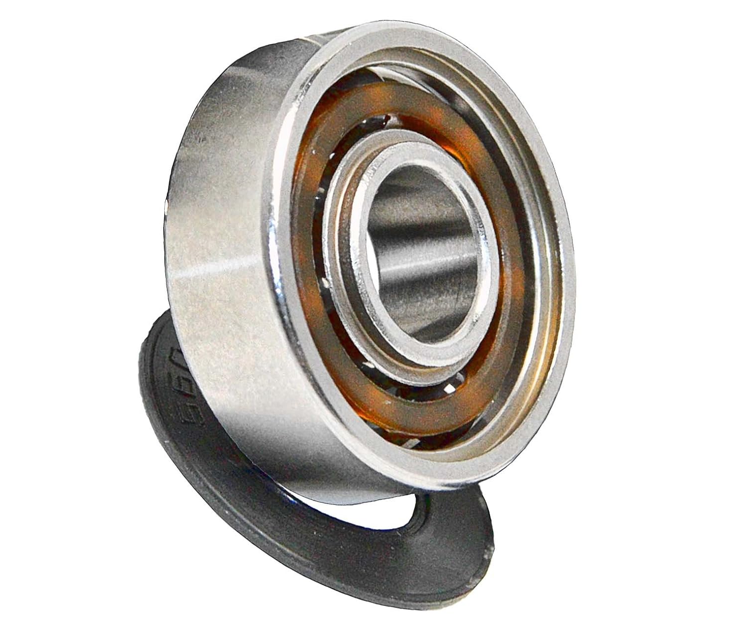 Sealed Si3N4 Ceramic Skateboard Bearing Stainless Steel ABEC-5 Ball