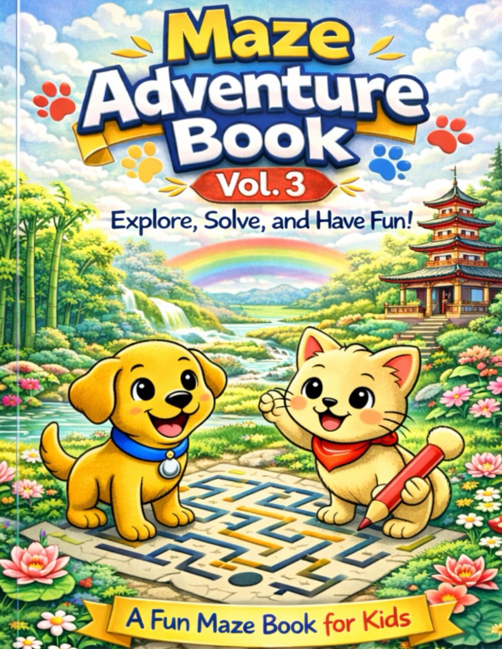 Maze Adventure Book: Vol. 3: Find a Way Through the Maze!