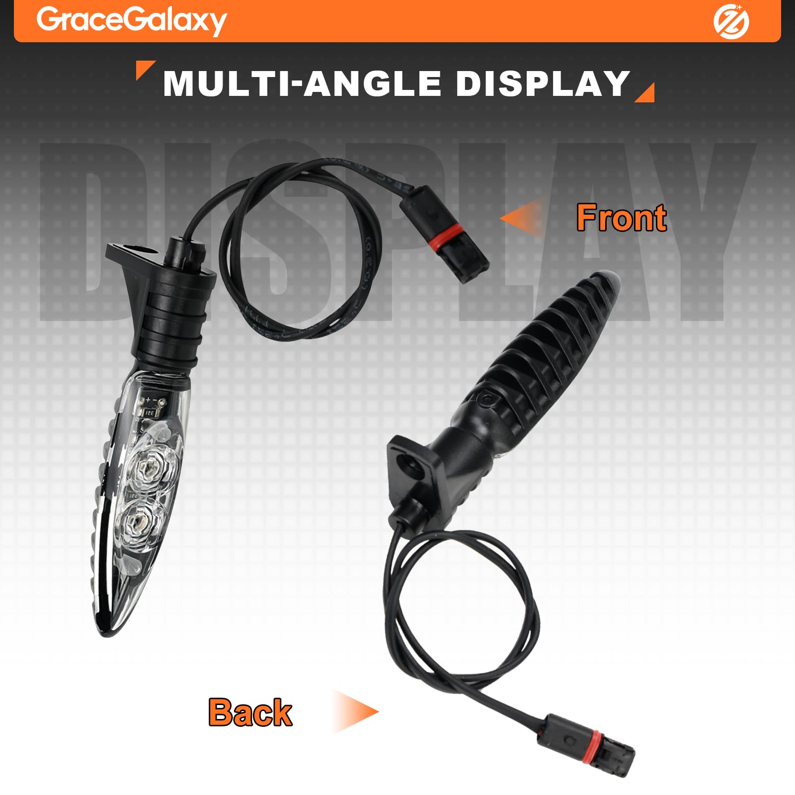 GRACEGALAXY 2 pezzi Lndicatori Luminosi Frecce Moto per R1200GS ADV F650GS R1200R S1000R S1000RR F800GS K1300S 63138522499