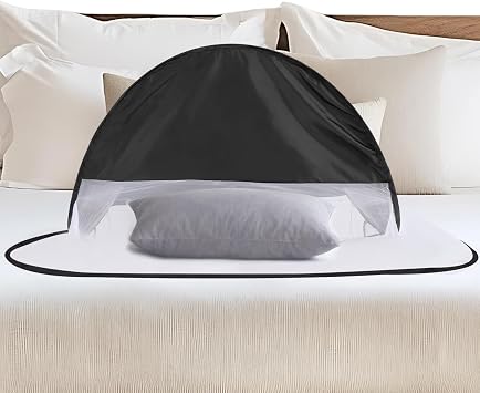 Portable Bed Tent Sleep Canopy for Block The Sun Breathable and Lightweight Black