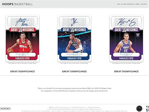 Miniatura 3 de 2022-23 Hoops Nba Basketball Retail Box 24 paquetes por caja, 8 tarjetas por paquete, caja sellada de fábrica