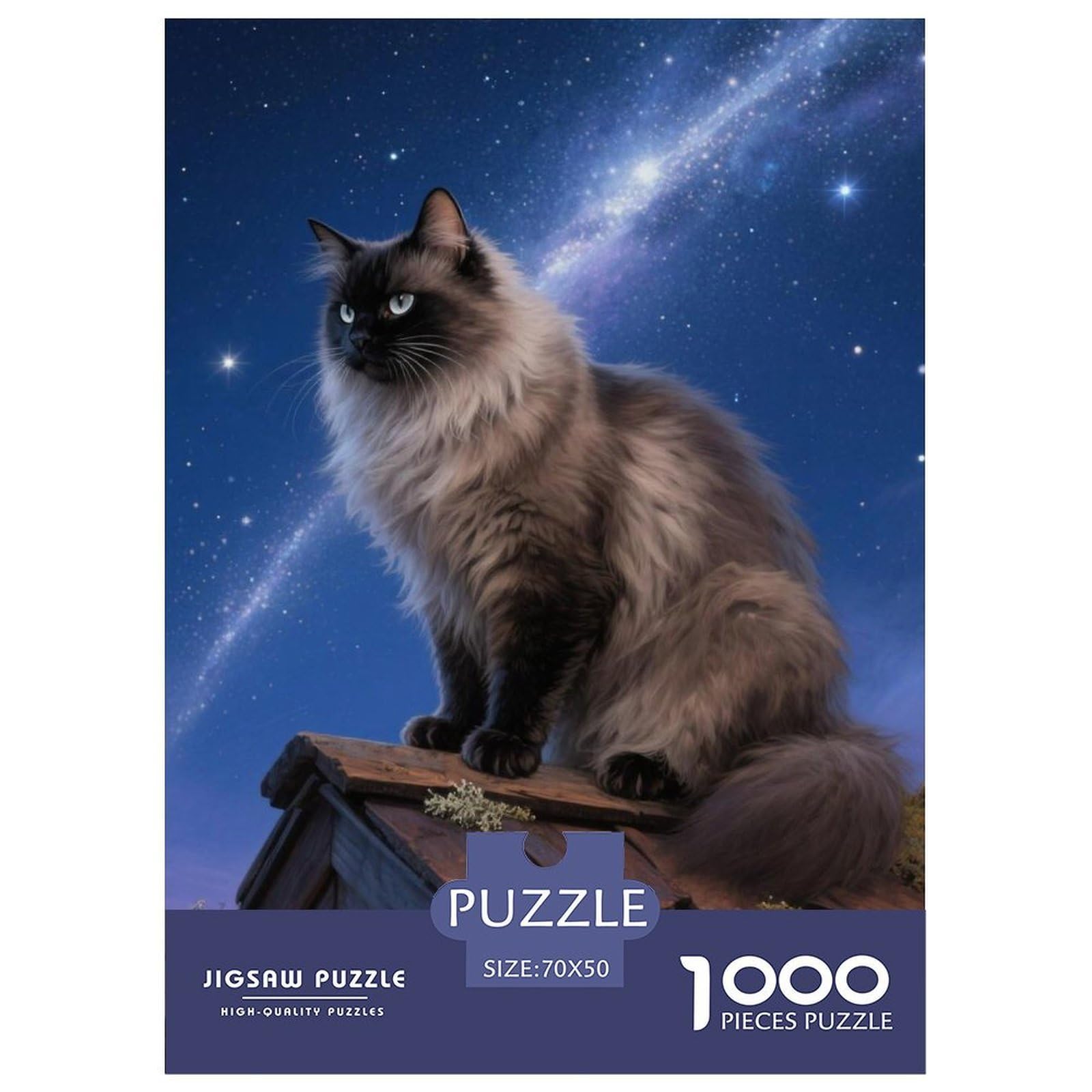 Maine Coon 1000 Piece Adults Puzzle Kids Age Games Puzzle Game Animal Home Decoration Challenging & Brainteasing 70x50cm/1000pcs