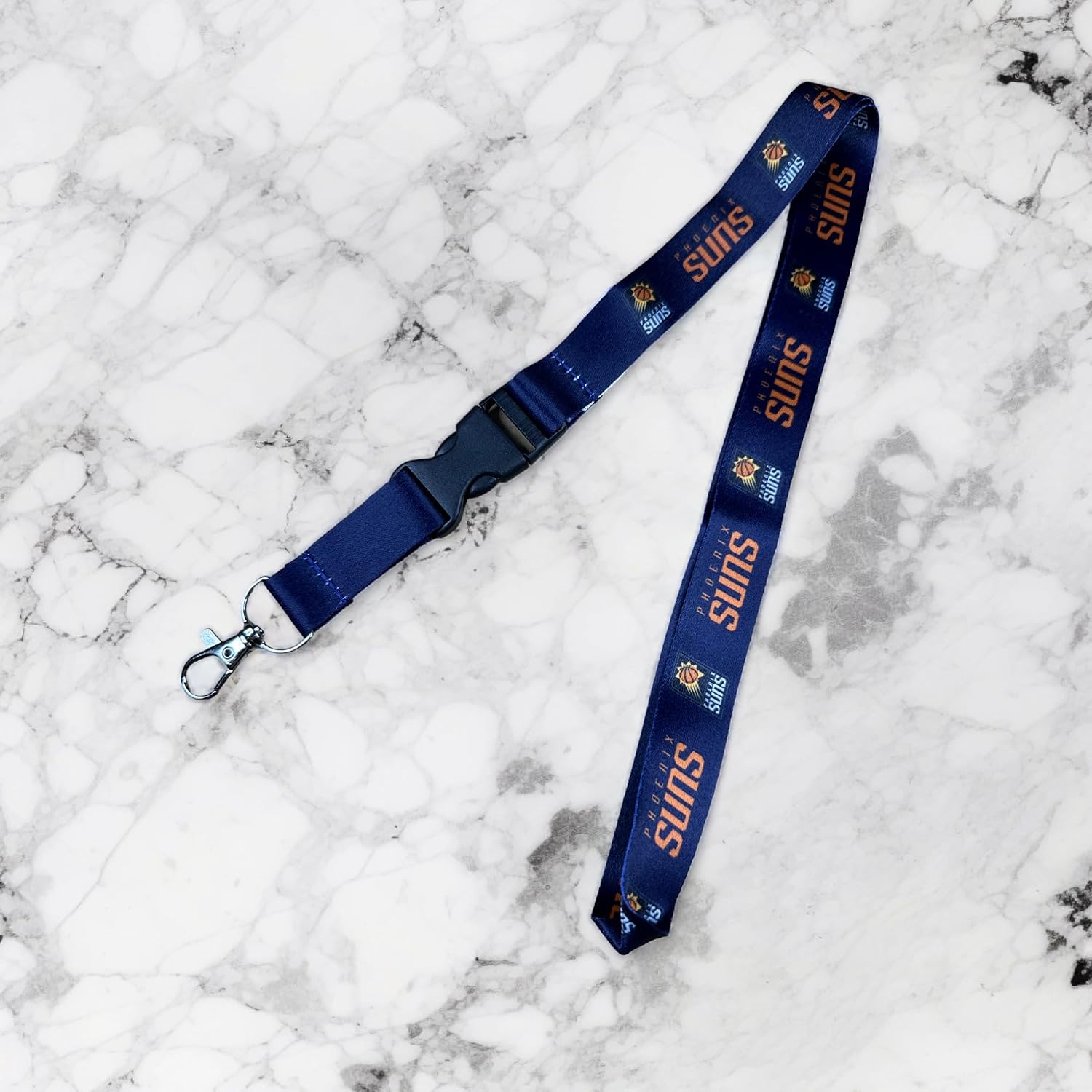 Desert Cactus Phoenix Suns Lanyard Keychain Detachable NBA Breakaway Snap Buckle National Basketball Association Car Keys ID Badge Holder (Lanyard 3)