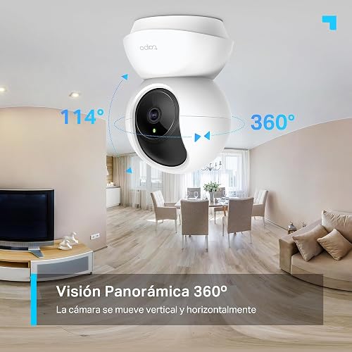 Tapo C210 2 Pack Indoor WiFi Surveillance Camera 2K (3MP) for Baby/Pets - 2-Way Audio, Compatible with Alexa and Google Assistant - 4