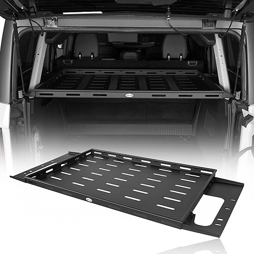 Vista 28 de u-Box Bronco - Cesta de carga de aluminio compatible con Ford Bronco 2021 2022 2023 2024 2025 4 puertas Hardtop