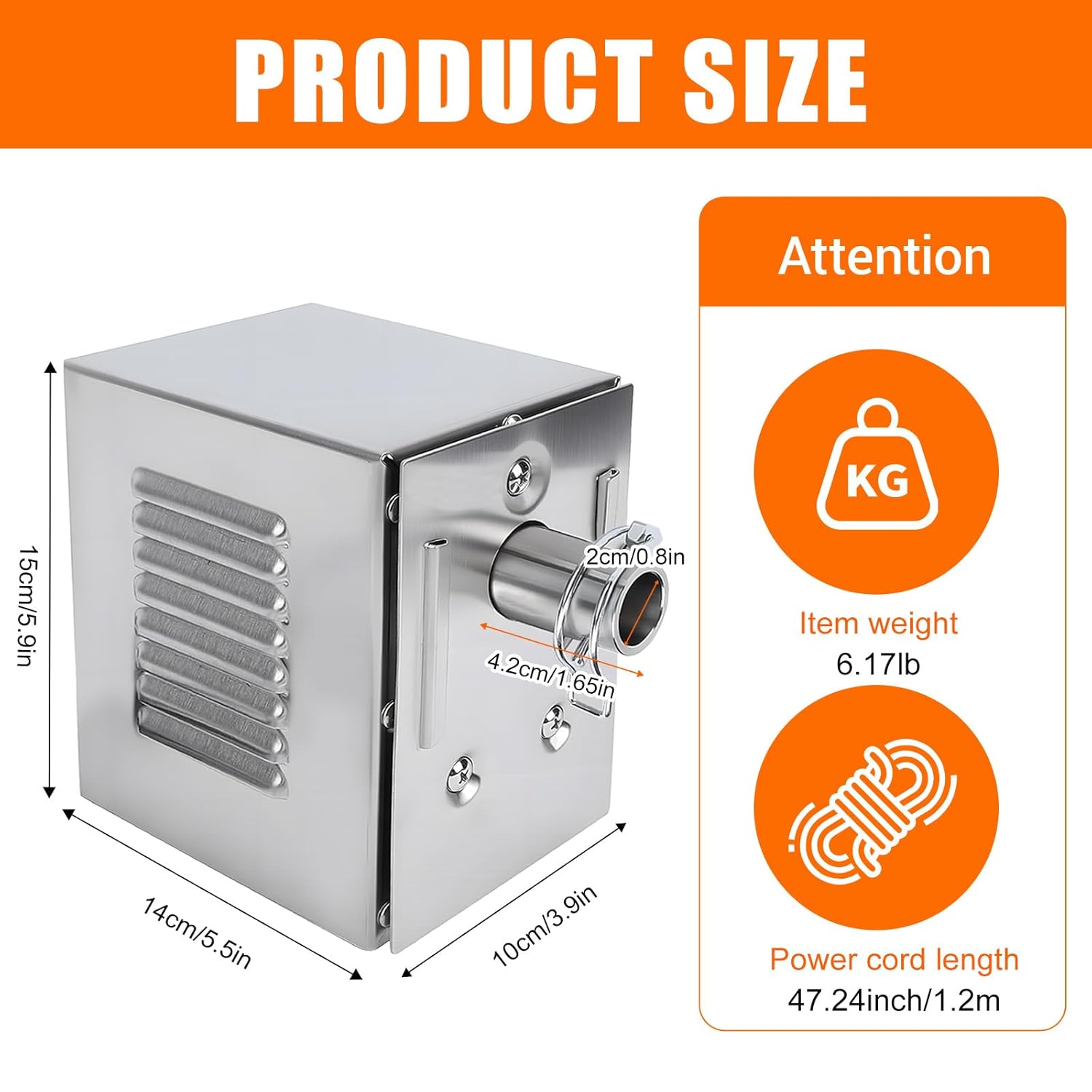 High Torque Rotisserie Motor 45W - BBQ Rotisserie Motor for Grill, Heavy Duty Universal Replacement Spit for Pig/Goat/Chicken rotisserie, Outdoor BBQ, Camping & Gatherings