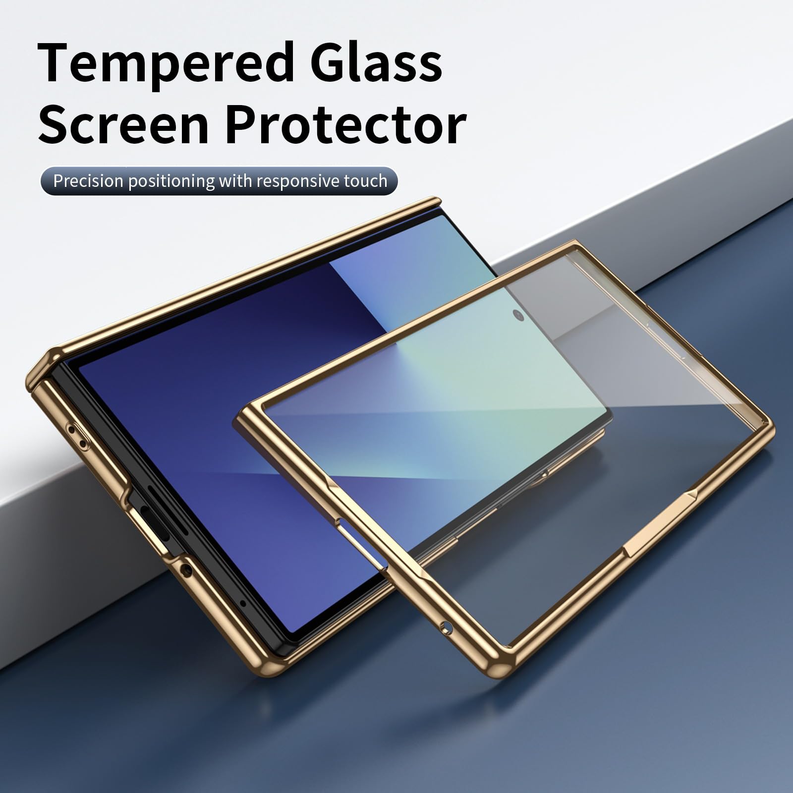 Etui do Samsung Galaxy Z Fold 8 Ultra, wbudowana szklana folia ochronna na