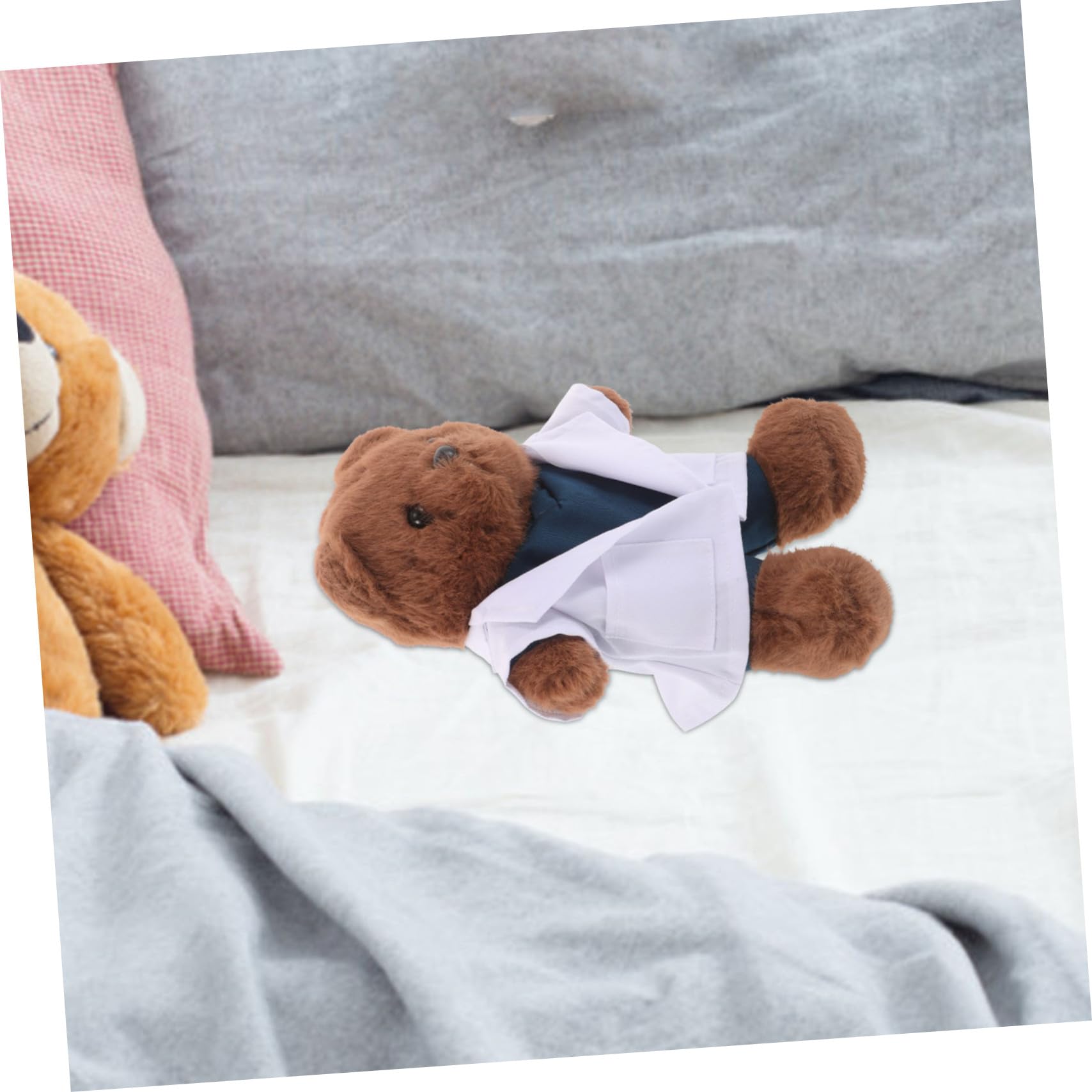Orsetto Dottore Peluche Marrone, Morbido e Compatto per Ragazzo Ragazza
