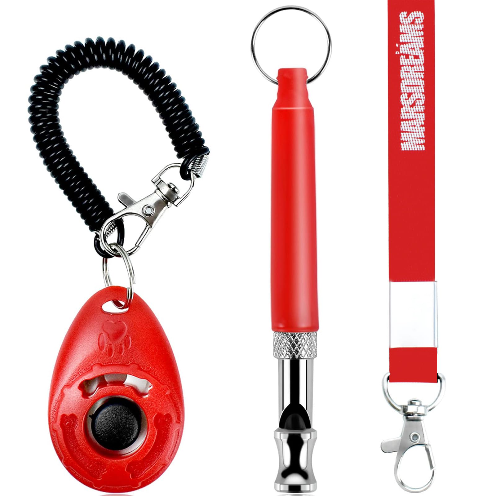 Coachi Clicker De Adiestramiento Con Botón Y Silbato Whizzclick
