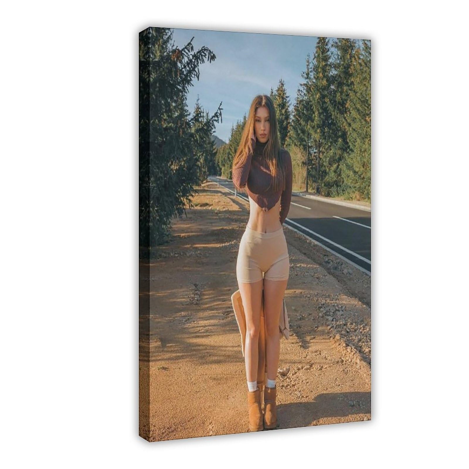 Miss Bo 7 Canvas Poster Wall Art Decor Print Picture Paintings for Living Room Bedroom Decoration Frame-style 24x36inch(60x90cm)