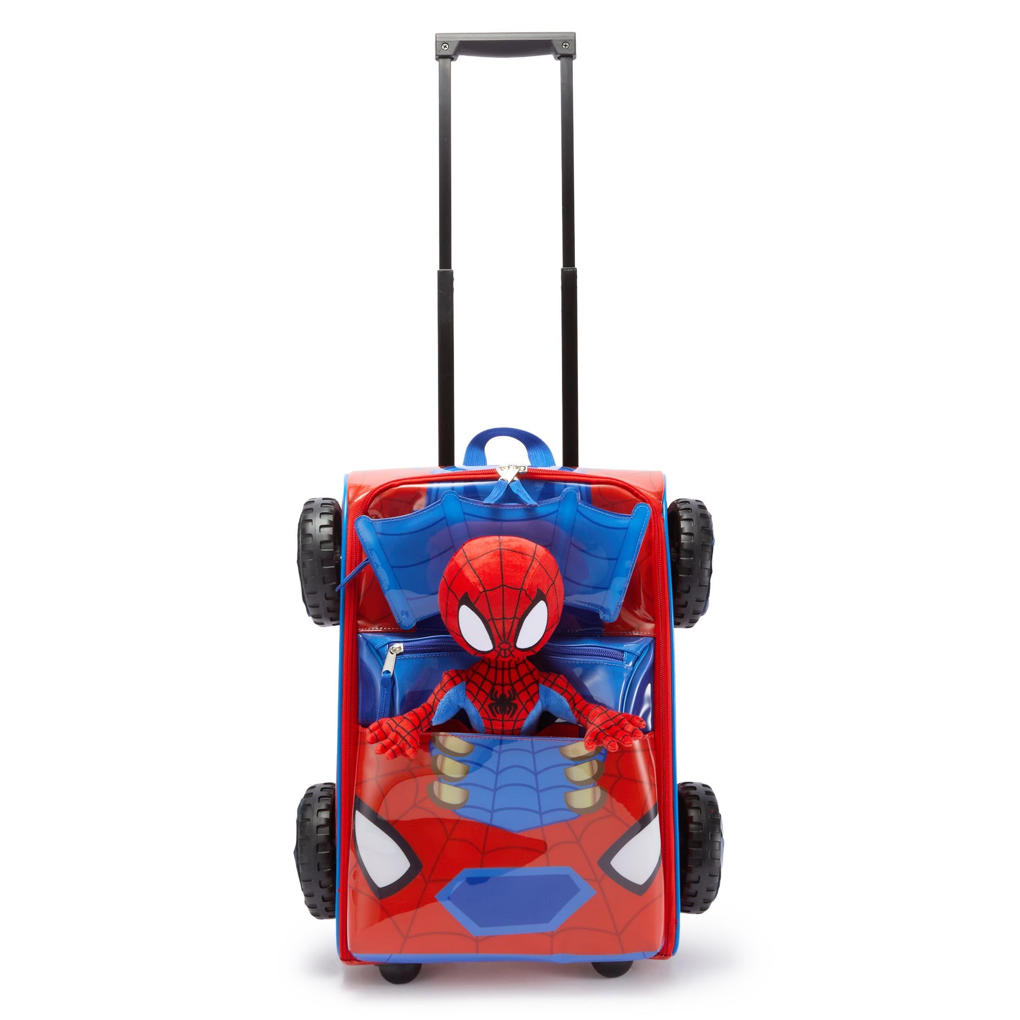 Official Spidey Rolling Luggage for Kids – Travel Bag Featuring Spidey and His Amazing Fr…