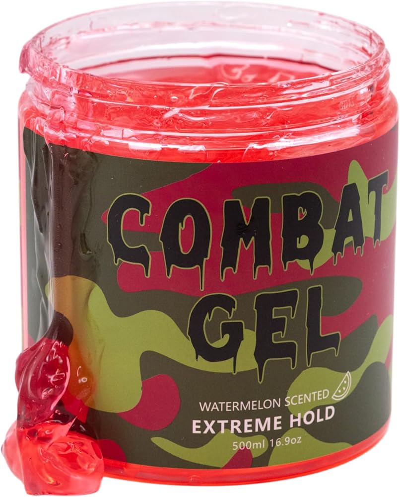Combat Gel extreme hold hair gel (500 ML, Watermelon)