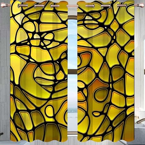 Miniatura 7 de Cortinas toscanas bohemias para sala de estar, cortinas a prueba de sonido para puerta, cortinas para Ventanas de Cuarto 85 pulgadas de ancho por 85