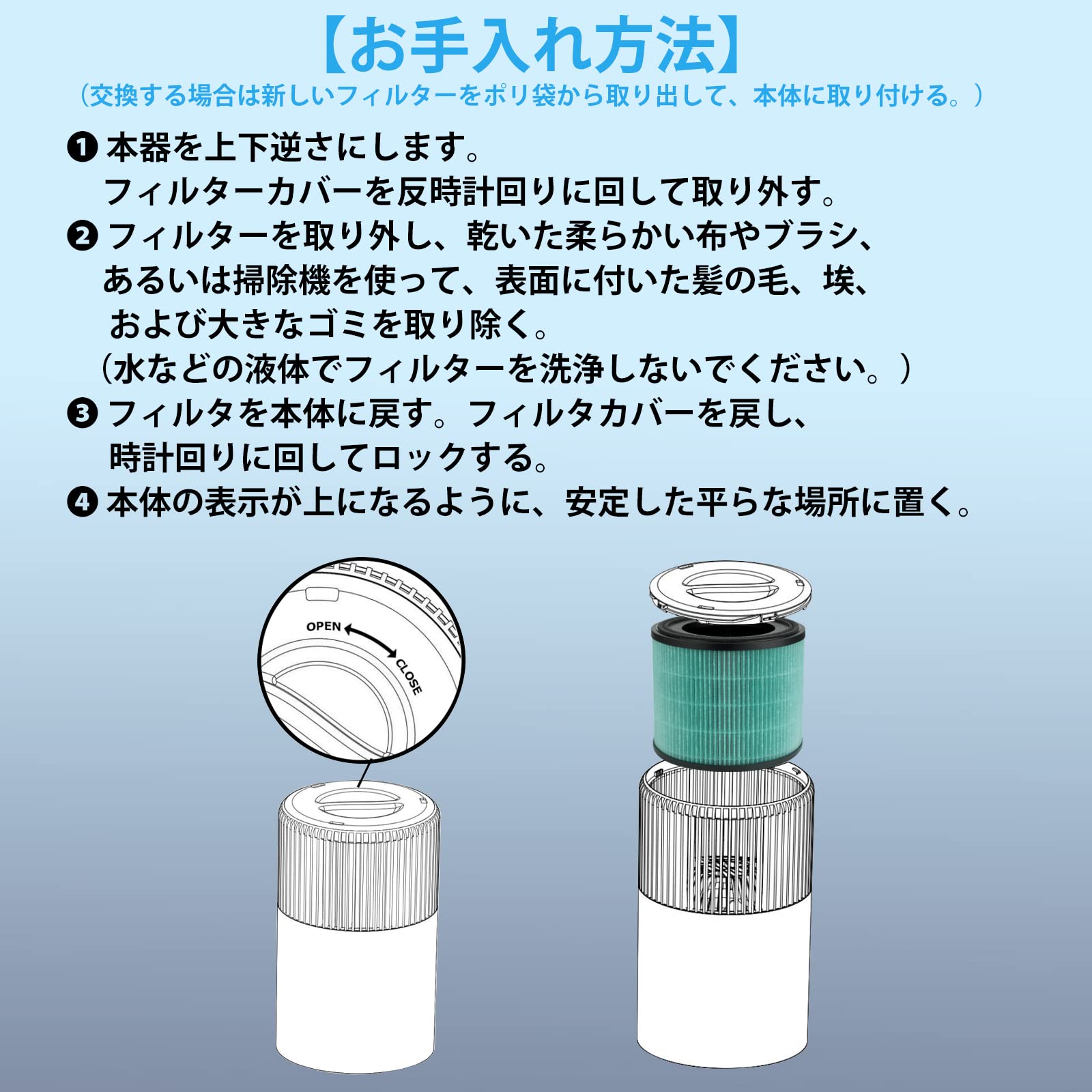 Amazon.co.jp: BBT 空気清浄機 BAP-620 交換用フィルター 四層濾過  
