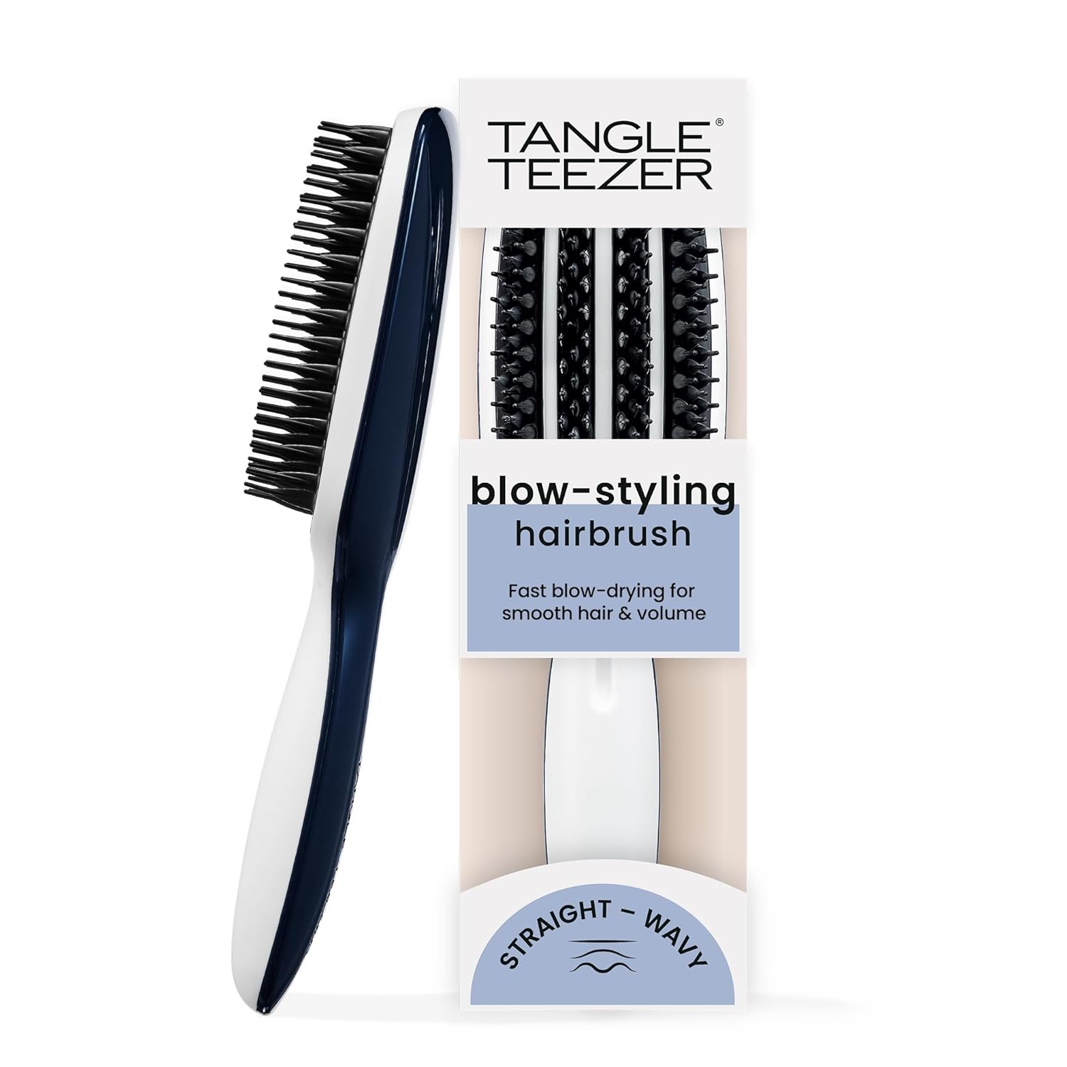 Tangle Teezer | The Blow Styling Smoothing Tool for Medium & Long Hair | Gentle and Fast Drying | Full Size