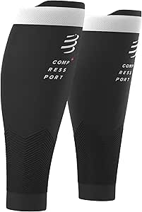 Compressport R2V2  Manga de compresión para Las pantorrillas  Protección Muscular, Rendimiento y recuperación para el Deporte  Ultraligero y Anti-Fatiga  Correr, Ciclismo, Trail y Triatlón