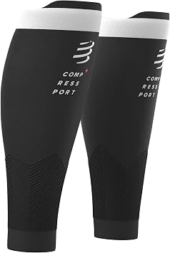 Compressport Calf Compression Sleeve   R2V2   Muscle Protection, Performance and Recovery for Sports   Ultralight and Anti-Fatigue   Running, Cycling, Trail and Triathlon