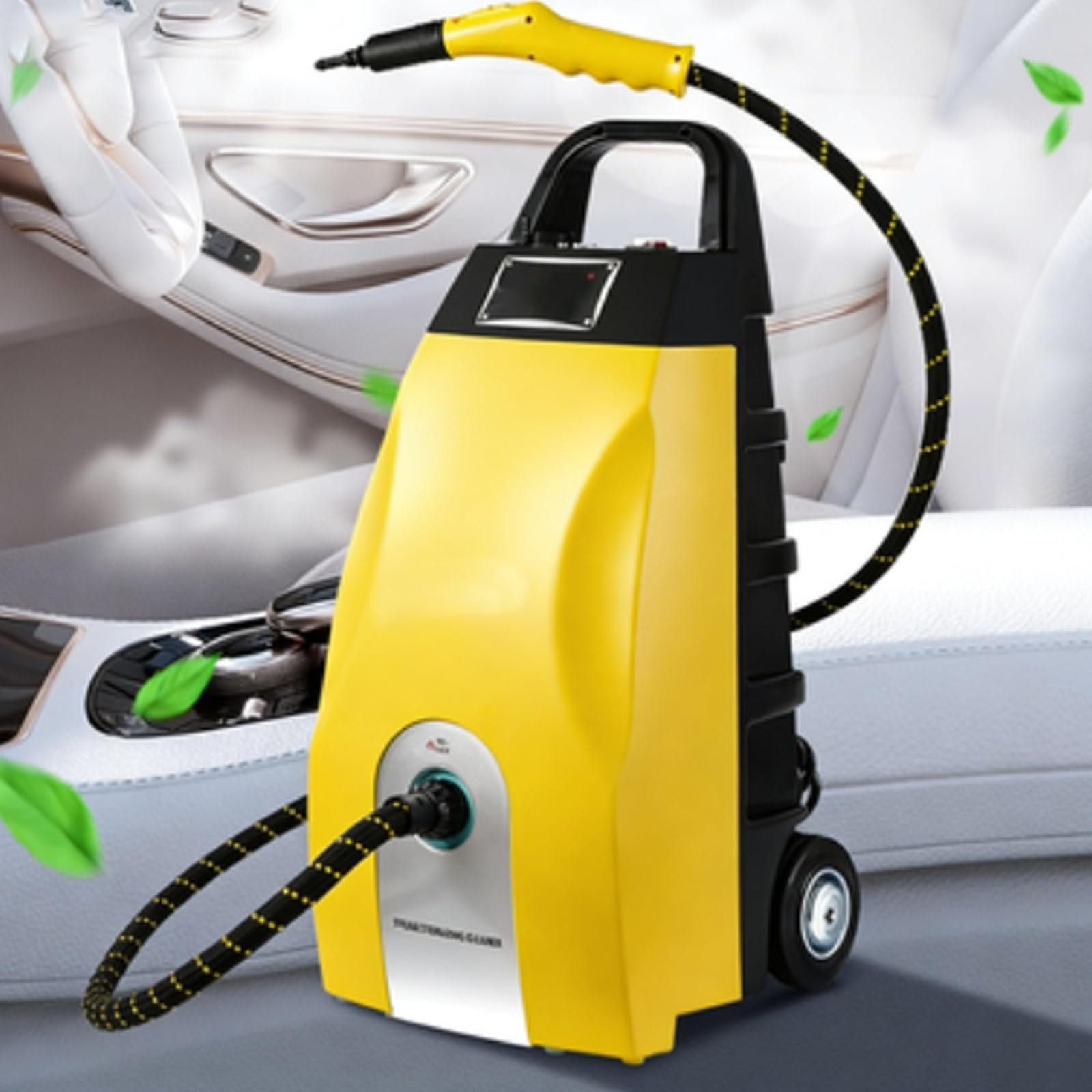 3000W High Temp Steam Cleaner 3 5L Portable Steamer Cleaning Machine with Brush Heads for Kitchen Home Use