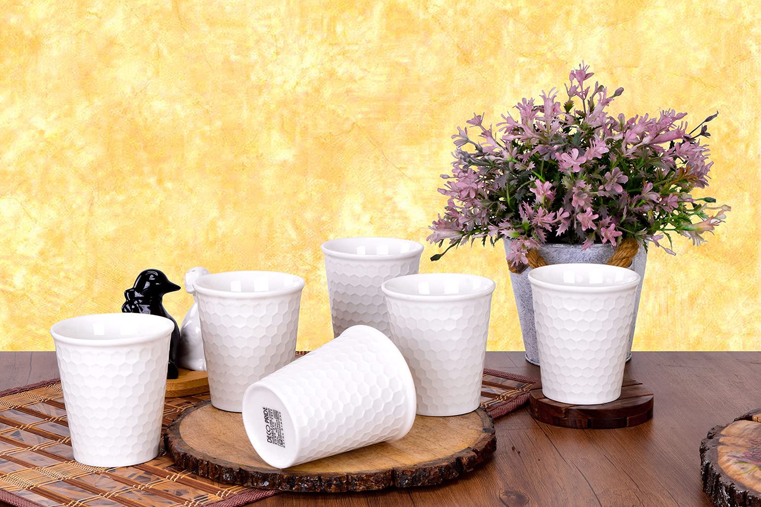 Buy Deco Pride Elegant Design Coffee Mug 190ml Without Handle