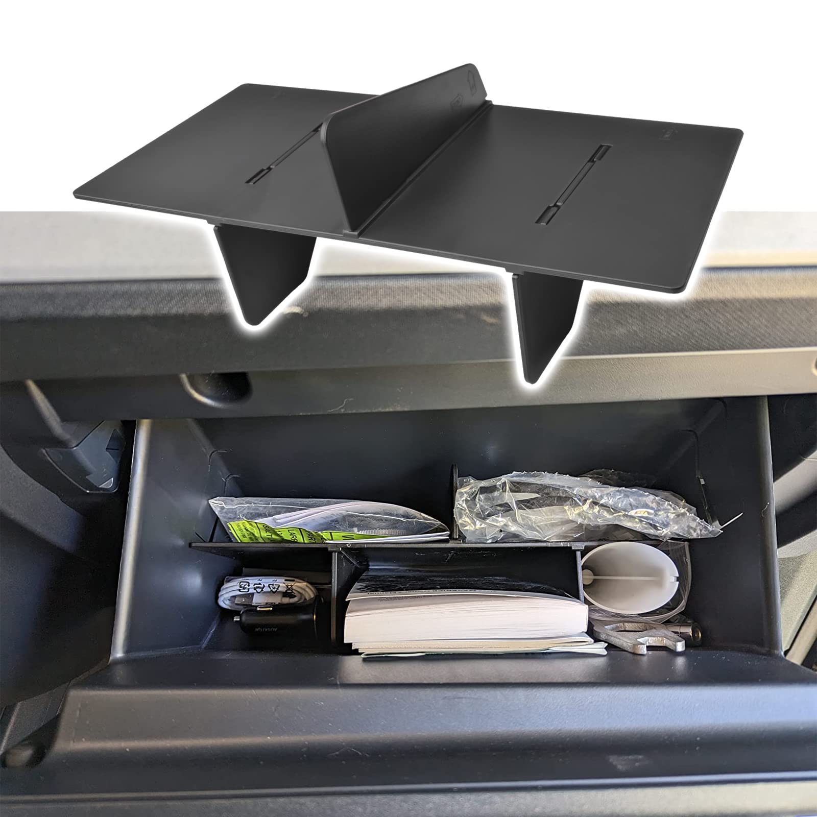 Buy RUNROAD Glove Box Organizer Dividers Compatible with Ford Maverick