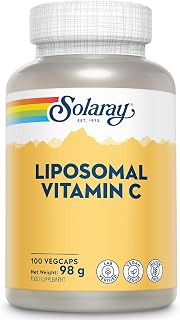 Liposomal Vitamin C 500mg – 100 Vegan Capsules – High Absorption VIT C Supplement for Men & Women – Lab Verified