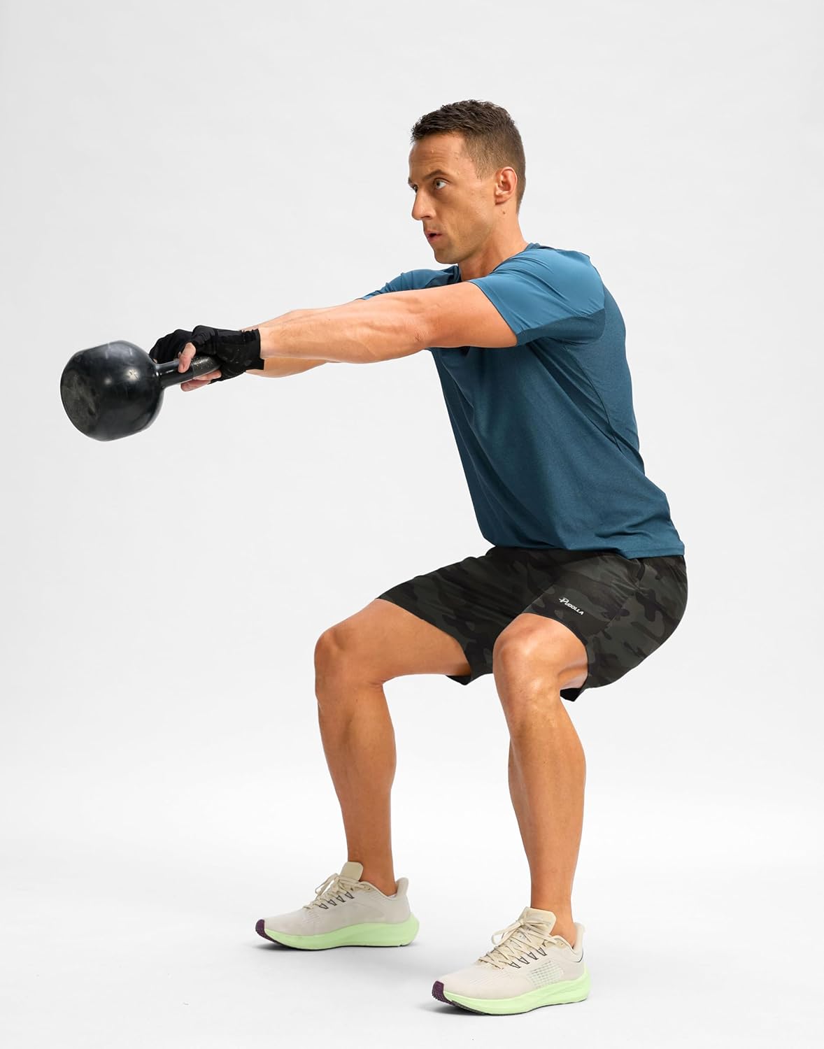 Pudolla Men's Running Gym Shorts with Zipper Pockets 5"/7"/ Lightweight Quick Dry Running Workout Athletic Short - Image 6