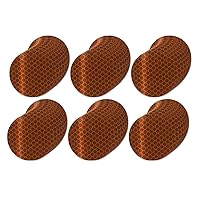 Vista 177 de Adhesivos reflectantes reflectantes de 1 pulgada de diámetro, reflector, impermeable, cinta adhesiva de advertencia de alta visibilidad