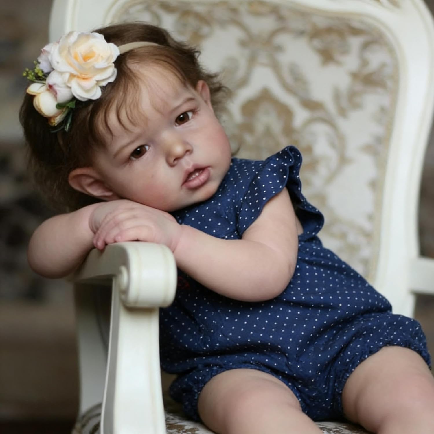 RXDOLL 20 inch Lifelike Reborn Baby Dolls Silicone Full Body Girl Anatomically Correct Realistic Baby Doll that Look Real Full Silicone Babies Reborn Dolls for Kids Gifts