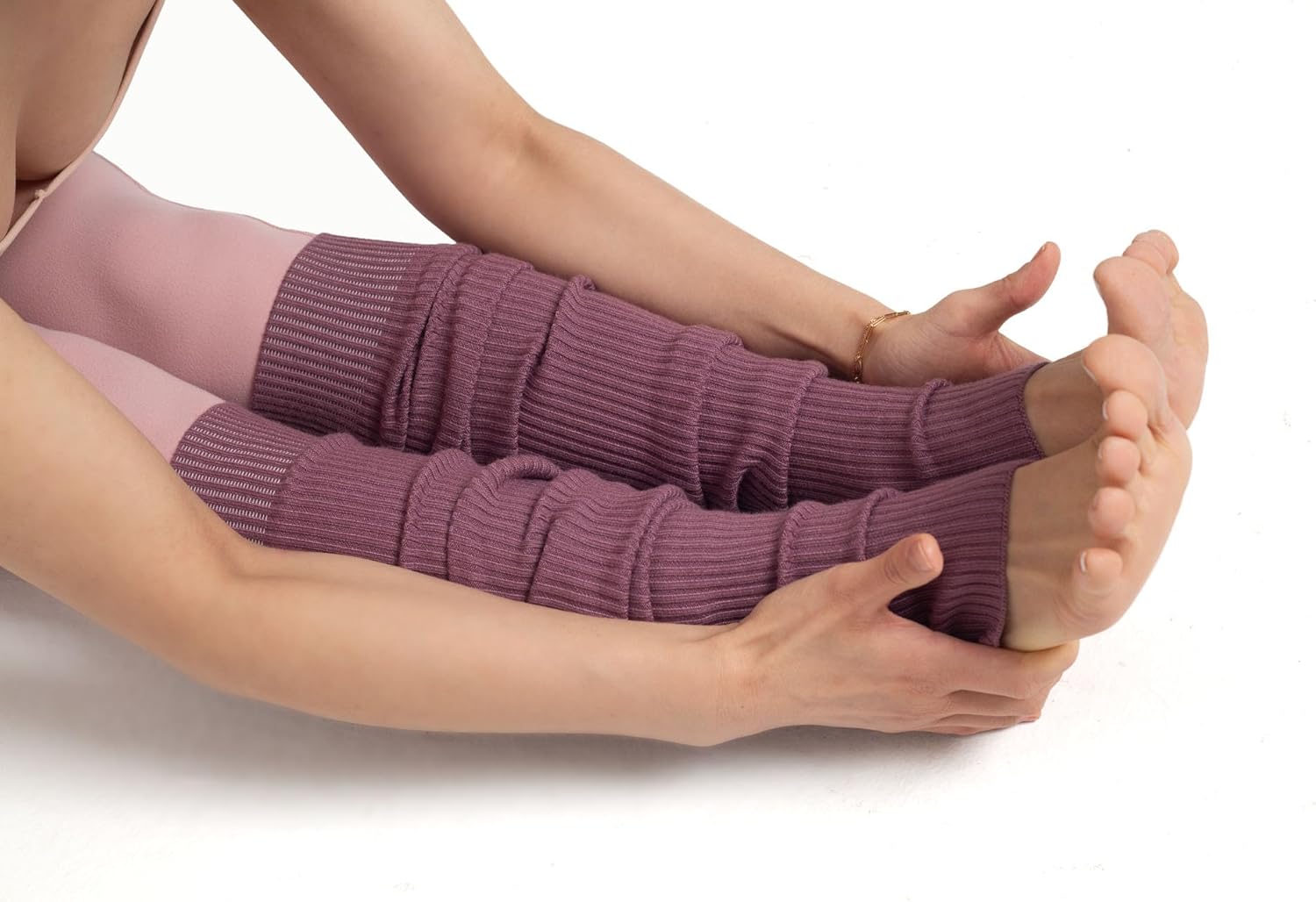 Leg Warmers & Socks for Women's Dance & Yoga - Open Toe & Heel - Eighty's 80s Ribbed Party & Sports Socks - Image 6