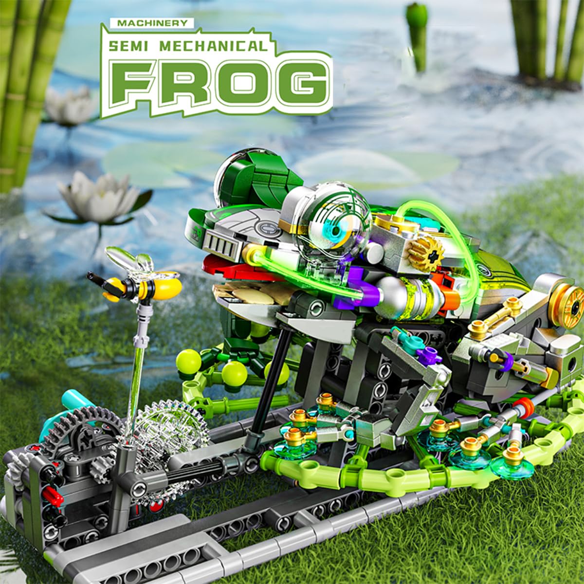 Amazon.com: GOTIMON Animal Frogs Building Blocks Toy, 898+ PCS