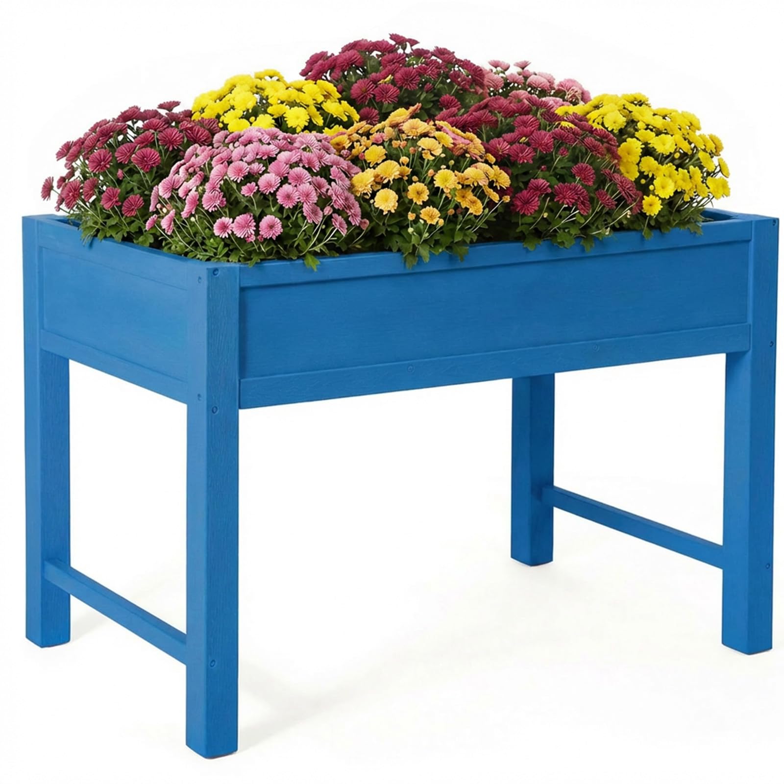 PASAMIC Raised Garden Bed with Legs, 40" HIPS Sturdy Elevated Planter Box